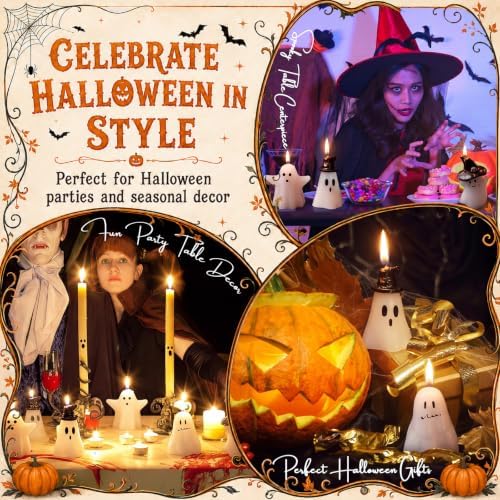 Lyrow 24 Sets Halloween Party Favors for Adults Positive Ghost Candle - Image 6
