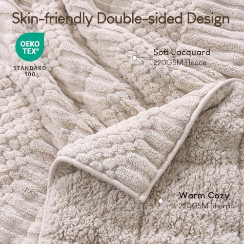 Cottonblue Weighted Blanket 15 lbs for Adults Twin Full Size Soft Sherpa - Image 3