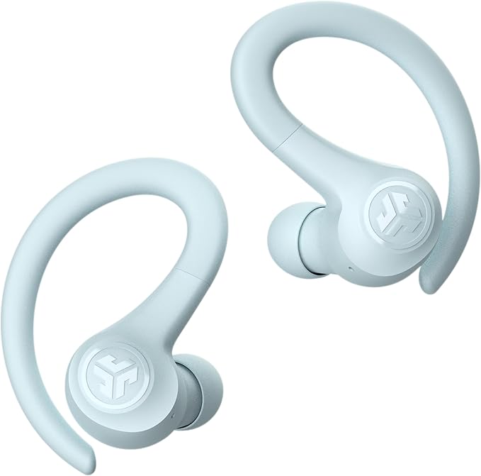 JLab, Go Sport+, True Wireless Workout Earbuds, Bluetooth Sport Earbuds, Clear Calling, Light Blue - Image 2