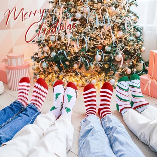 18 Pcs Christmas Gifts Set Merry Xmas Makeup Bags Enamel Mugs Christmas Socks Bulk 2026 Gifts Santa Snowflake Party Favors for Adults Women Coworkers Teacher Xmas Winter Party Supplies Decor - Image 3