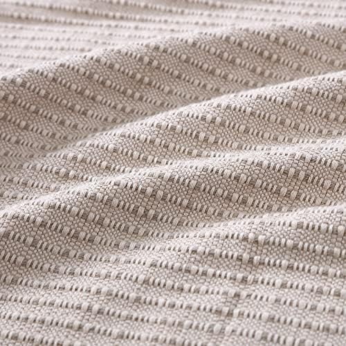 Tommy Bahama - Twin Blanket, Naturally Soft & Breathable Bedding for Couch or Bed, Lightweight for Year Round Comfort (Woven Textured Natural Brown) - Image 6