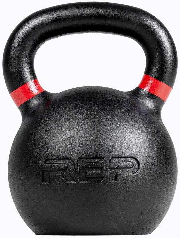 REP Fitness Kettlebell Set and Singles, 4kg to 24kg, 9lb to 53lb Weight Range, Cast Iron, Strength Exercise Training, Home Gym, Power Workout Equipment, Free Weights, Dumbbell Alternative by RepFitness