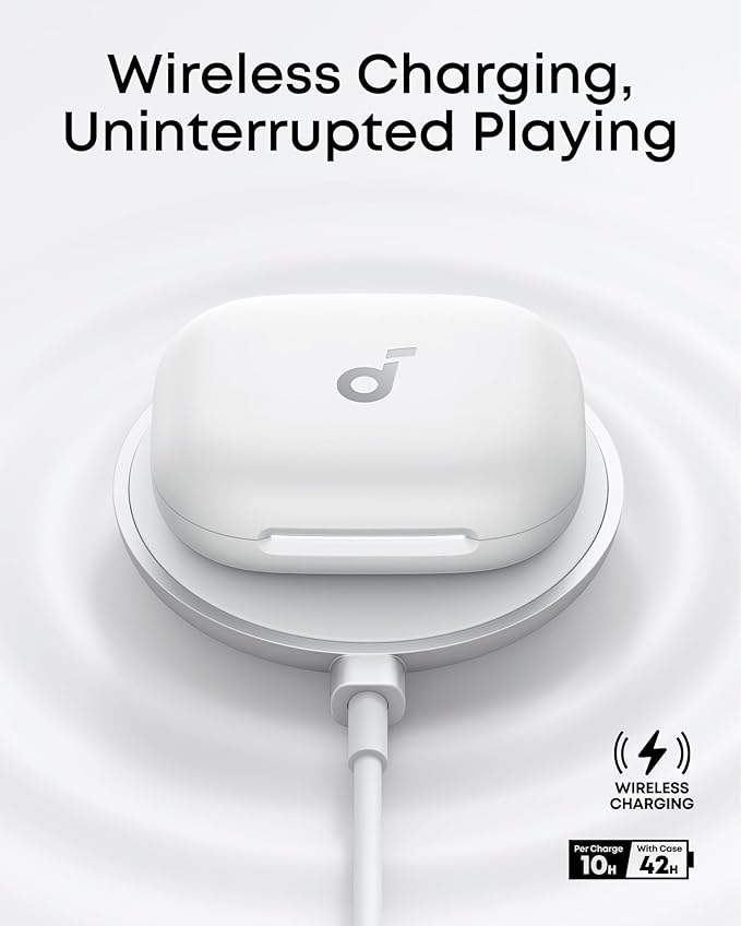 Soundcore AeroFit 2 by Anker Open Ear Earbuds, Open Ear Headphones, Earbuds | Real-Time Translation, 4 Adjustable Positions, 42H Playtime, Rich Bass, Hi-Res, IP55, AI Clear Calls, Wireless Charging - Image 6