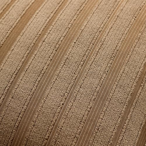 DEZENE 14x36 Brown Lumbar Pillow Covers Soft Striped Corduroy Rustic Farmhouse Rectangular Long Body Pillow Cases for Couch Sofa Bedroom Living Room Home Decor - Image 2