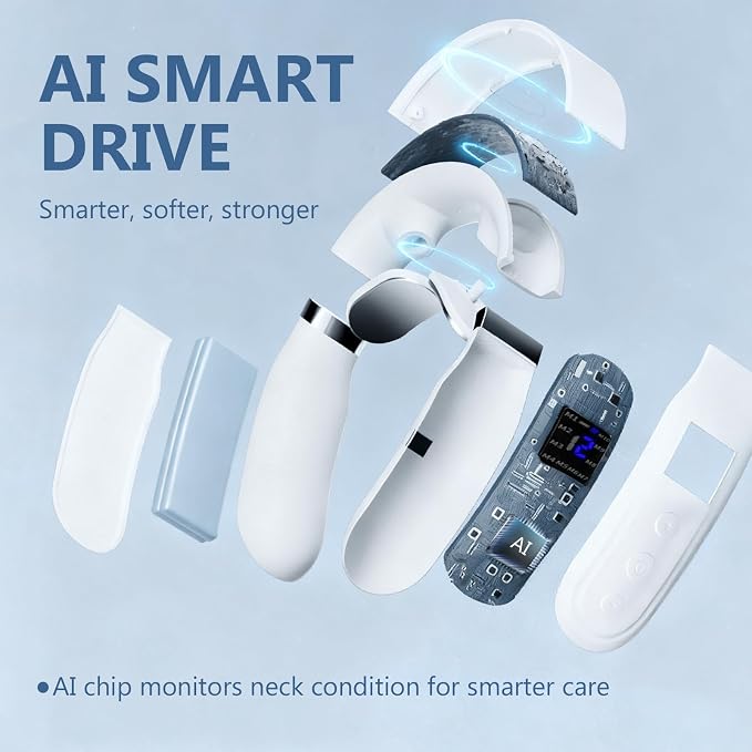 Neck Massager with Heat, Portable Heated Neck and Shoulder Massager - Image 3
