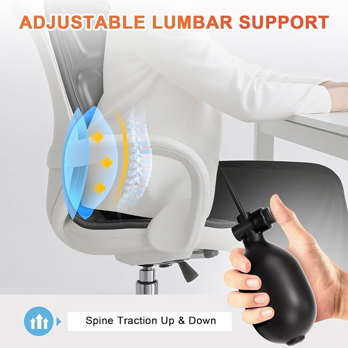 Back Massager for Chair, Massage Seat Cushion with Heat, Lumbar Traction, 8 Vibrating Motors Massager Chair Pad for Full Body Pain Relief, and Home Use - Image 6