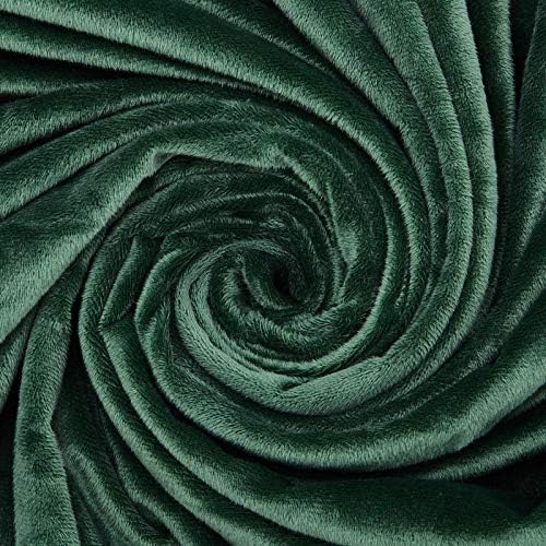 TONGDADA Weighted Blanket Cover (Dark Green Minky, 48''x72'' Duvet Cover) - Image 7