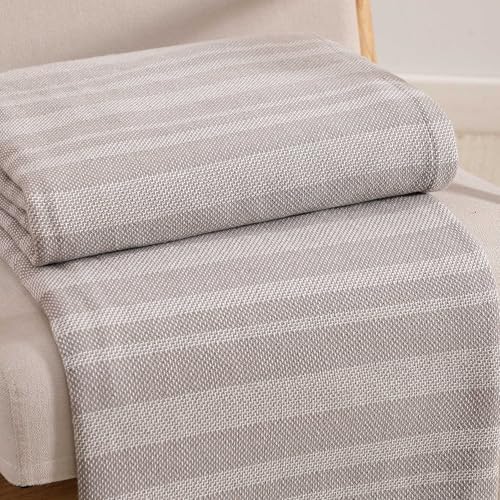 Tommy Hilfiger - Twin Cotton Blanket, Fade Resistant Yarn-Dyed Cotton Bedding, Medium Weight Soft Blanket, Ideal for Layering, Oeko-TEX Certified (Navy) - Image 4
