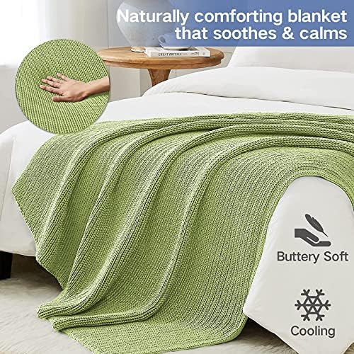 Guohaoi Knitted Weighted Blanket for Adults, 60"x80" 20lbs Full/Queen Size - Image 5