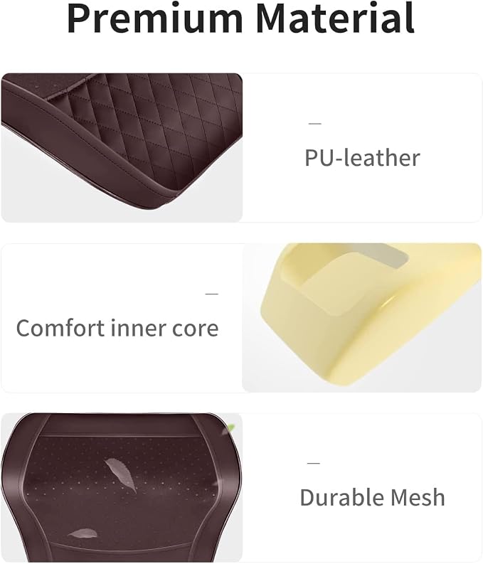 Boriwat Neck Massager with Heat, Back Massager & Deep Tissue Massager, 3D Kneading Massage Pillow for Neck, Back, Shoulder, Leg, Gifts Men Women Mom Dad, Stress Relax at Home Office and Car (Brown) - Image 9