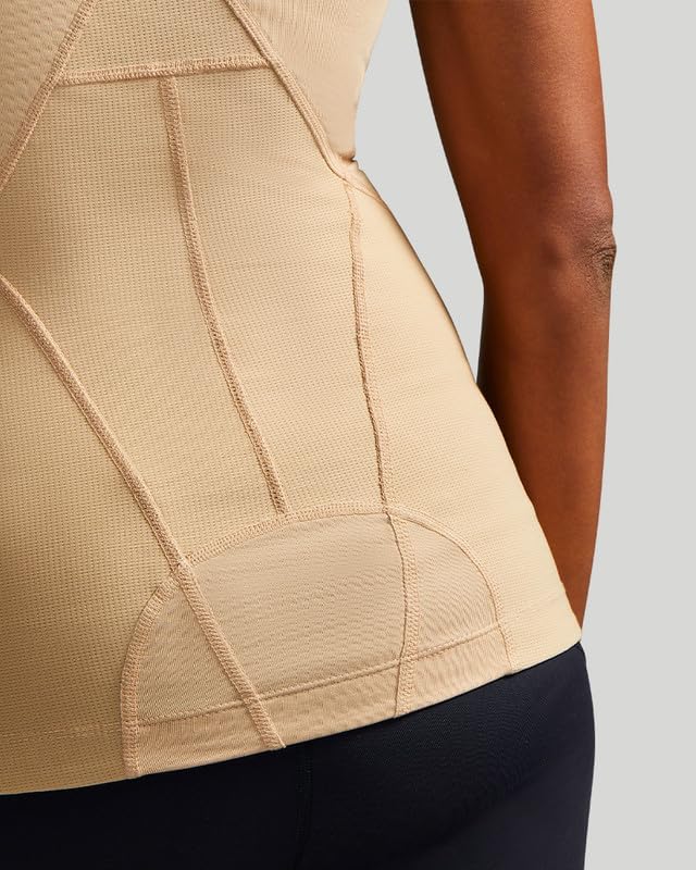 Tommie Copper for Women Lower Back Support Tank Compression Shirt for Women for Lower Back Pain Relief - Image 3