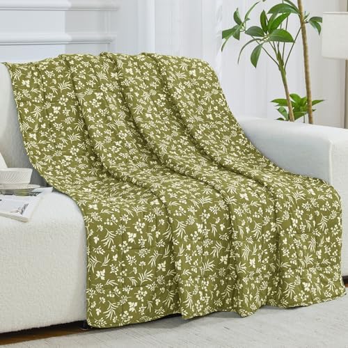 yescool Weighted Blanket for Adults (15 lbs, 48" x 72", Sage) Cooling Heavy Blanket for Sleeping Perfect for 140-160 lbs, Twin Size Breathable Blanket with Premium Glass Bead, Machine Washable - Image 5