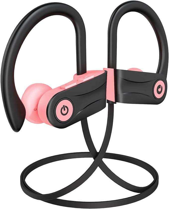 Boean Bluetooth Headphones, Wireless Earbuds with 16 Hours Bluetooth 5.3 Wireless Headphones HD Deep Bass Stereo IPX7 Waterproof Earphones for Sports Headset AI Music Generation by Boeanbluetoothheadphones