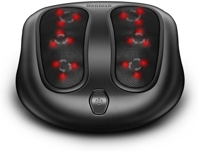 Nekteck Foot Massager with Heat, HSA Eligible FSA Massage Tools Gifts by Nekteck