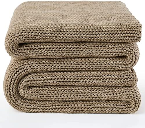 Guohaoi Knitted Weighted Blanket for Adults, 60"x80" 12lbs Full/Queen Size by GuohuoiHomeKitchen