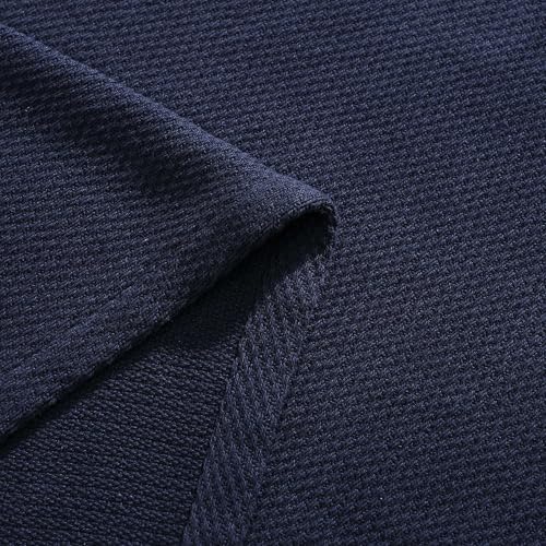 Tommy Hilfiger - Twin Cotton Blanket, Textured Pique Weave Bedding, Medium Weight Soft Blanket, Anti-Pilling & Fade Resistant, Ideal for Layering, Oeko-TEX Certified (Navy) - Image 6