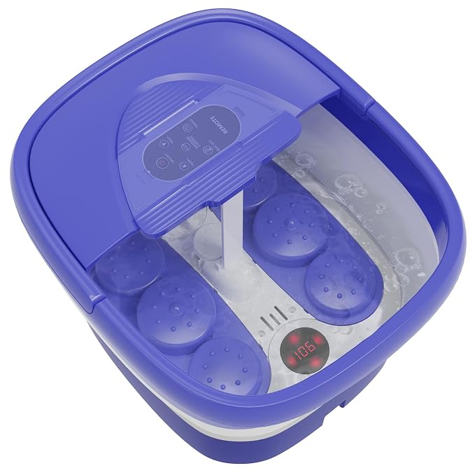 Collapsible Foot Spa with Heat, Remote,Timer, and Massage by Unknown