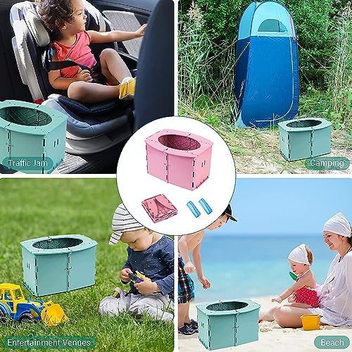 Portable Potty for Toddler,Travel Potty for Kids，Travel Potty for Car，Apply toCamping, Tourism, Outdoor, Indoor - Image 6