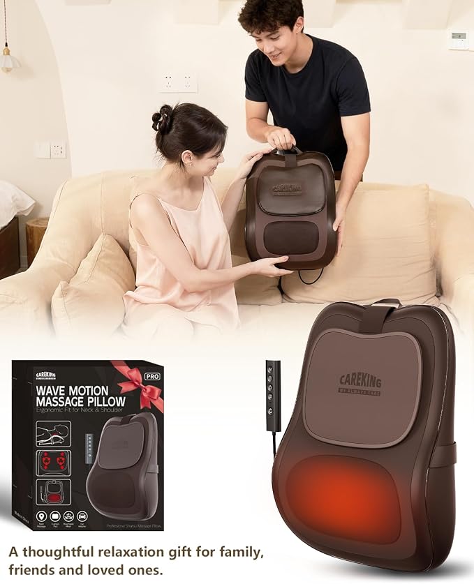 Back Massager With Heat For Pain Relief, 3D Lower Back Massager Deep Tissue - Image 8