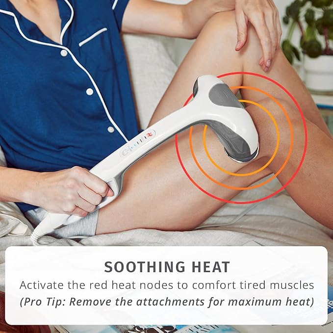 Homedics Back Massager Heated Automatic Percussion Body Massager - Image 5