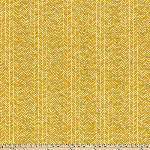 Pillow Perfect Outdoor/Indoor Herringbone Egg Yolk Oversized Lumbar Pillows, 18" x 26", Yellow, 2 Pack - Image 5