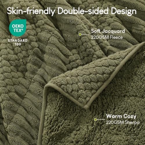 Cottonblue Sherpa Fleece Weighted Blanket 15 lbs for Adults Twin Full Size - Image 3