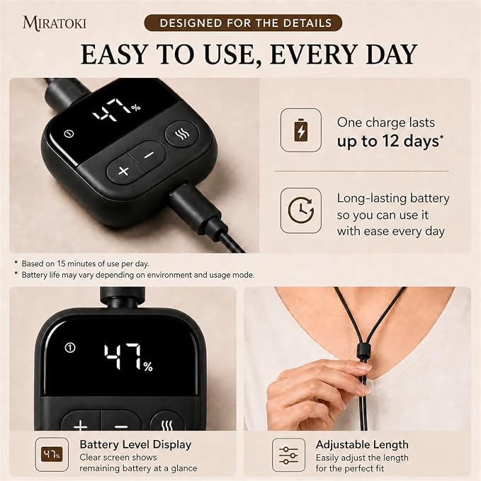 Neck Massager Relaxer for Men and Women, Pendant Neck Relaxer - Image 8
