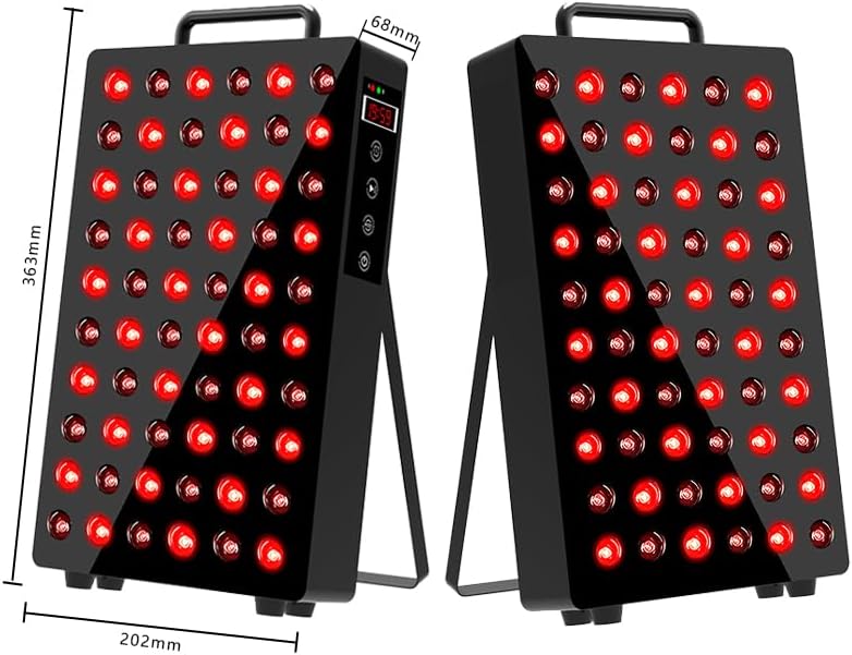 Red Light Therapy Panel - 660nm Red & 850nm Near Infrared Light - High Irradiance LED Device for Body, Face, Skin Vitality, Muscle Recovery & Joint Comfort - Professional Home Wellness - Image 4