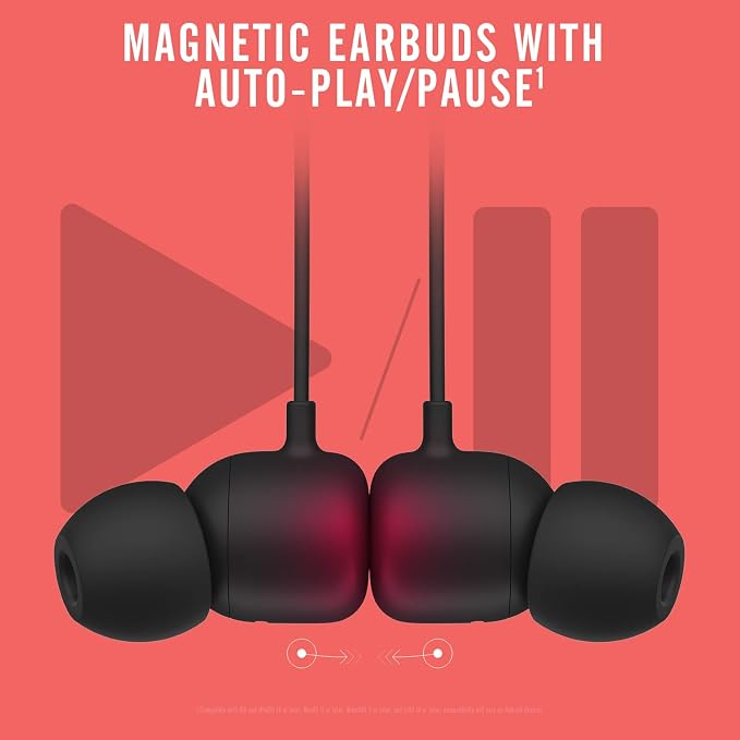 Beats Flex Wireless Earbuds - Apple W1 Headphone Chip, Magnetic Earphones, Class 1 Bluetooth, 12 Hours of Listening Time, Built-in Microphone - Black | Includes USB-C cable, eartips and guide for charging, fit and setup - Image 5