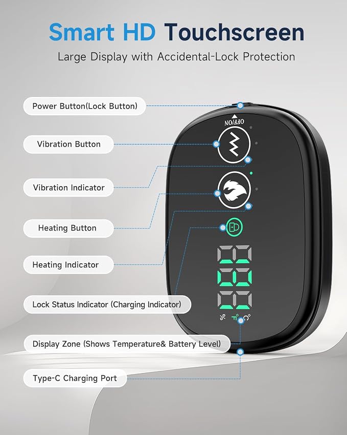 Cordless Heating Pad for Lower Back Pain Relief - Image 4