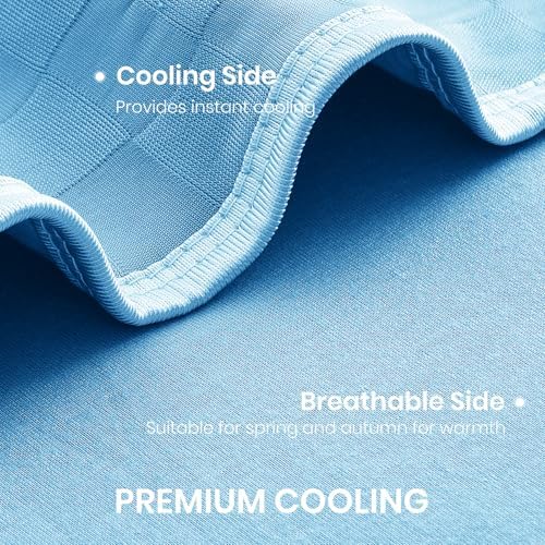 Topcee Cooling Blanket 108"x90" for Hot Sleepers Summer Cold Blanket - Image 5