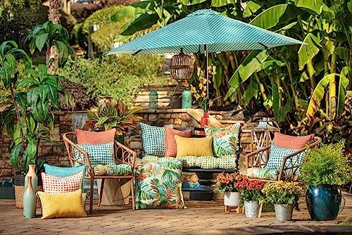 Pillow Perfect Tory Solid Indoor/Outdoor Lumbar Pillow Plush Fill, Weather and Fade Resistant, Lumbar - 11.5" x 18.5",, Orange, 2 Count - Image 4