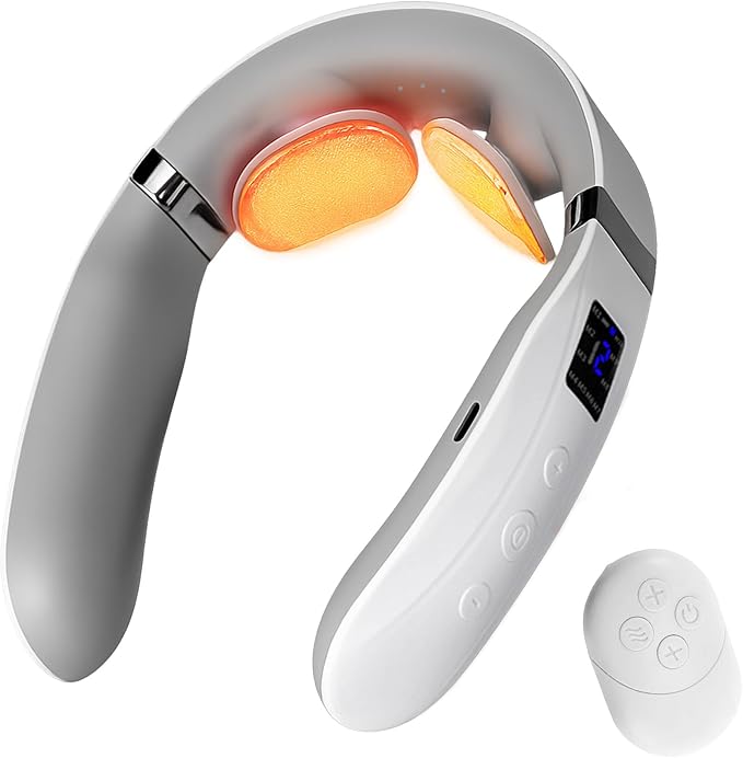 Neck Massager with Heat, Portable Heated Neck and Shoulder Massager by Unknown