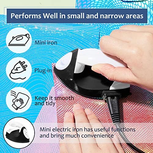 Honoson Mini Craft Iron with Charging Base Tiny,Black - Image 4