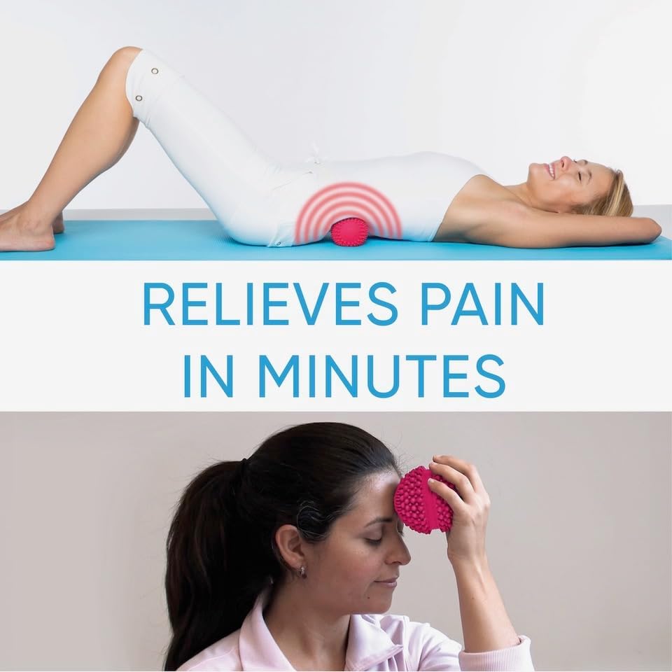 Dr. Cohen's acuProducts Heatable Deep Tissue Massager for Muscle Injury Recovery (acuBall Large - Pink) - Image 4