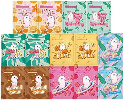 ZealSea Face Mask Skincare, 14 Pack Facial Sheet Masks, Spa Gifts for Women by ZealSea