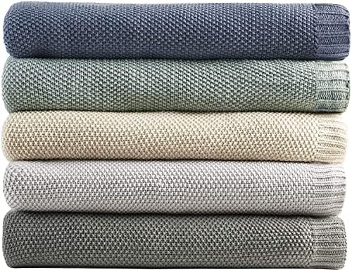 INK+IVY Bree Knit Throw Blanket for Bed, Sofa, and Couch, Lightweight, Breathable, Soft & Cozy Summer Blanket, King (108 in x 90 in), Charcoal - Image 6