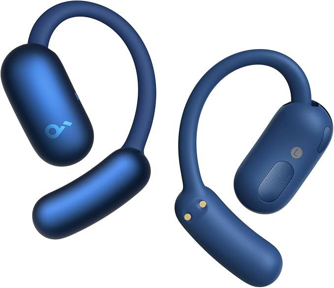Soundcore AeroFit 2 by Anker Open Ear Earbuds, Open Ear Headphones, Earbuds | Real-Time Translation, 4 Adjustable Positions, 42H Playtime, Rich Bass, Hi-Res, IP55, AI Clear Calls, Wireless Charging by Unknown