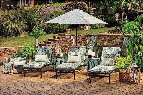 Pillow Perfect Tory Solid Indoor/Outdoor Floor Pillow Plush Fill, Weather and Fade Resistant, Floor - 25" x 25", Ivory, - Image 5