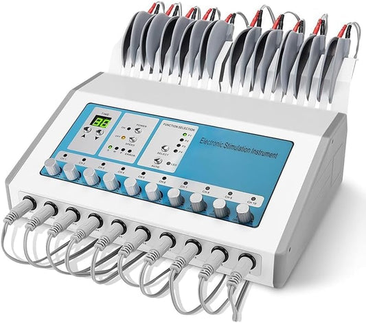 10 Channel Output Meridian Massager Acupoint Pulse Patch Device by DERUIISSK