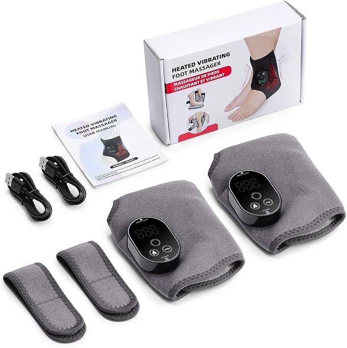 Foot and Ankle Massager for Neuropathy, Ankle Heating Pad for Pain Relief - Image 5