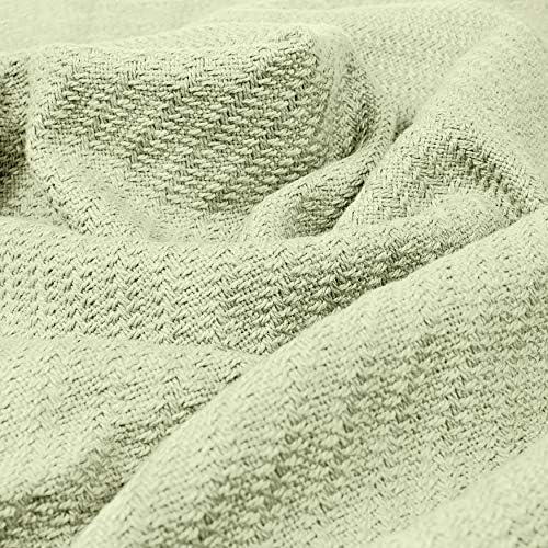 COTTON CRAFT Soft Thermal Blanket - All Season Blanket - Full Queen - Sage - Image 2