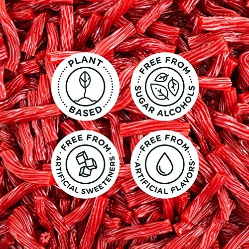 SMART Sweets RED Twists 4 Pack Healthier Version of TWIZLERS 92% Less Sugar 12 Grams of Fiber Plant Based Vegan Keto Friendly ONLY 110 Calories and 2 g Sugar - Image 5
