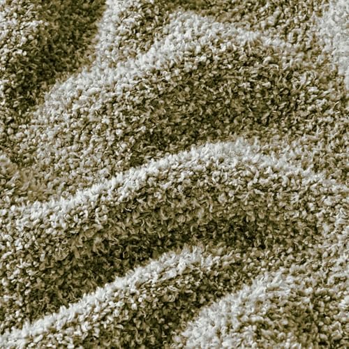 CozeCube Reversible Knitted Throw Blanket,Olive Green White Melange 60"x80" - Image 3