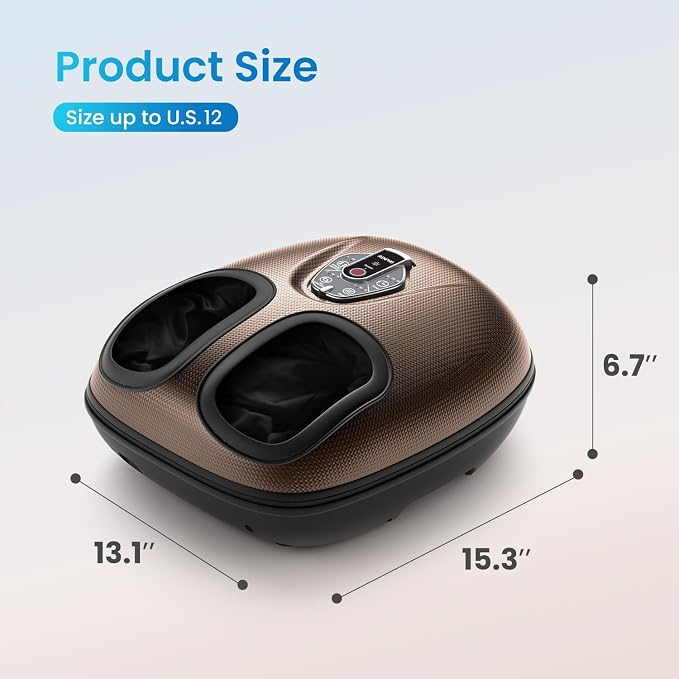 RENPHO Shiatsu Foot Massager with Heat & Kneading for Plantar Fasciitis - Image 7