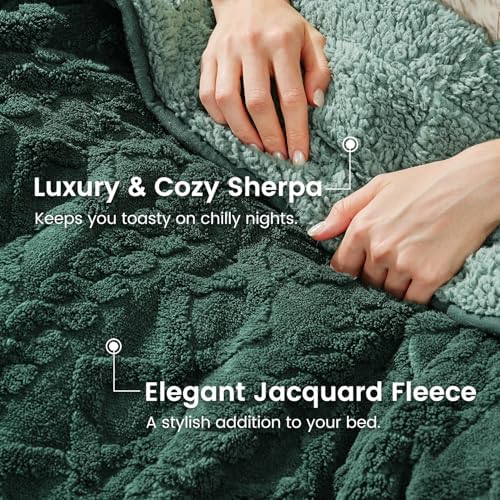 Sherpa Fleece Weighted Blanket for Adults, Dual Sided Soft, 60"x80" 15lbs - Image 3