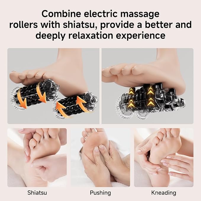 13-inch Foot Spa with Fully Automatic Electric Massage Dual-Action System, Integrating Electric Massage Rollers and Shiatsu Functionality, Featuring a Timer and Water Temperature Control - Image 2