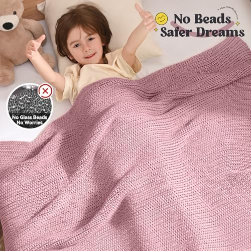 Guohaoi Knitted Weighted Blanket for Adults, 40"x60" 7lbs Full/Queen Size - Image 3