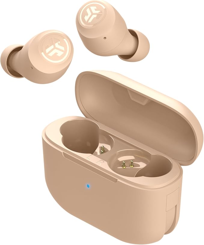 JLab Go Air Pop+ Tones True Wireless Earbuds, in Ear Headphones, Bluetooth Earphones, 35H Playtime Ear Buds, Bluetooth Earbuds with Microphone, USB-C Charging Case, Dual Connect, EQ3 Sound, (474 C) by JLab