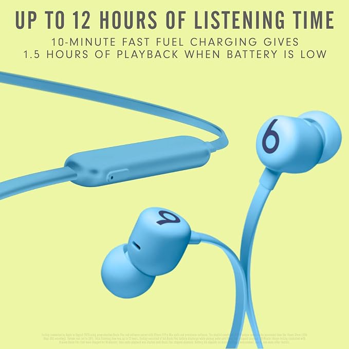 Beats Flex with Apple 20W USB-C Power Adapter - Flame Blue - Image 2